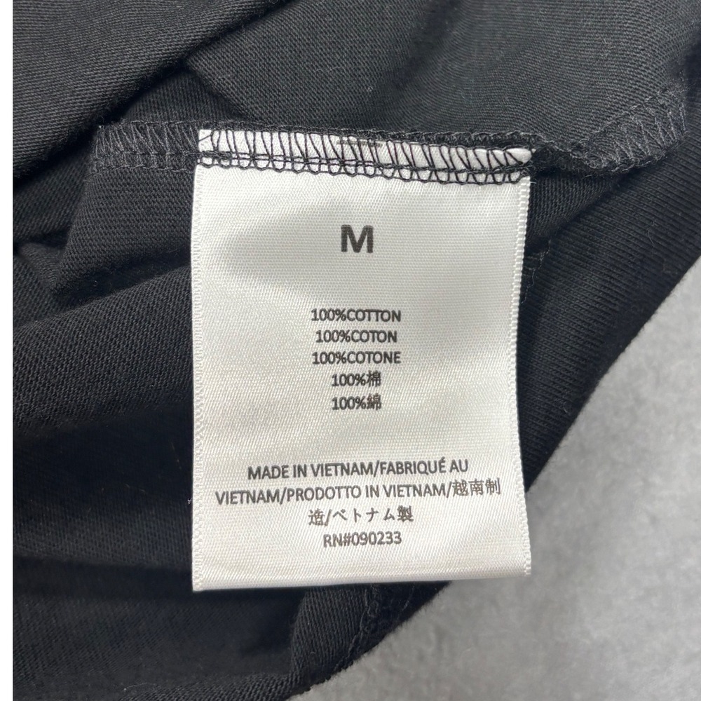 Fear of God Essentials Mens M‎ TShirt Black Crew Neck Short Sleeve Cotton New - Picture 12 of 15
